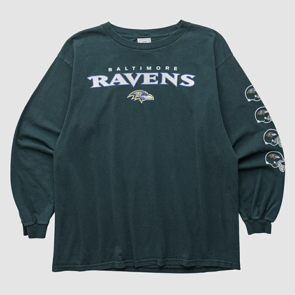 Baltimore Ravens NFL 2000s Long Sleeve T-shirt - Black Vintage online