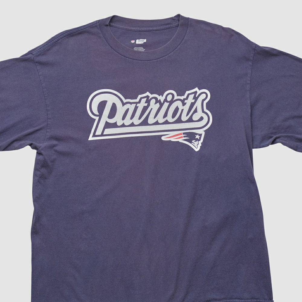 New England Patriots NFL 2000s Long Sleeve T-shirt - Navy Vintage sale