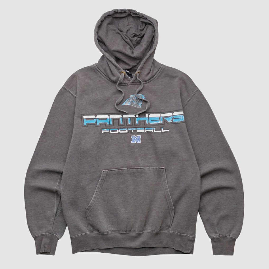 Carolina Panthers NFL 2010s Hooded Pullover Sweatshirt - Dark Heather Gray Vintage discount