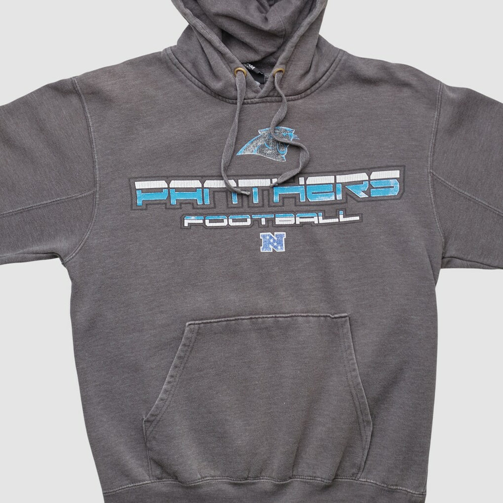 Carolina Panthers NFL 2010s Hooded Pullover Sweatshirt - Dark Heather Gray Vintage discount