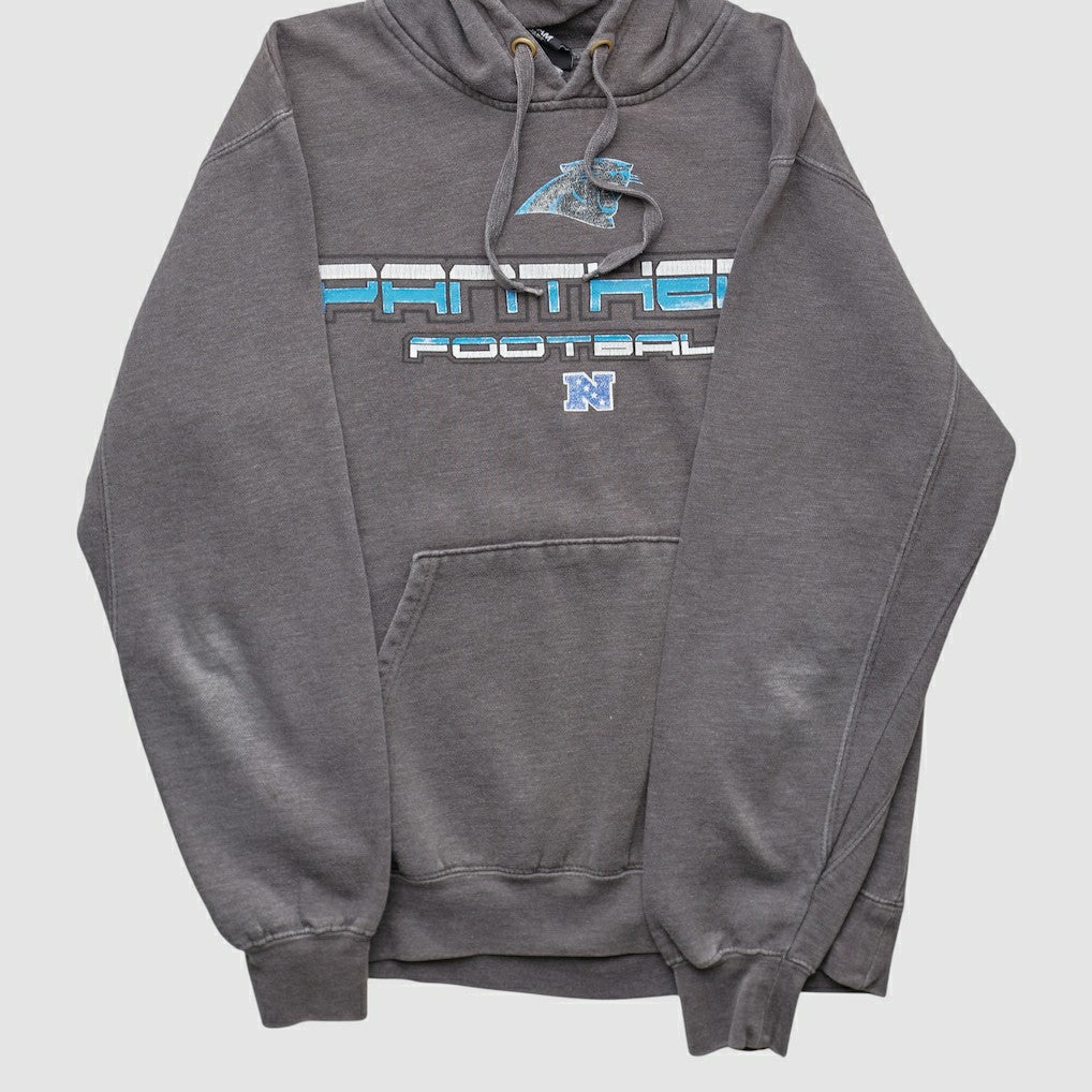 Carolina Panthers NFL 2010s Hooded Pullover Sweatshirt - Dark Heather Gray Vintage discount