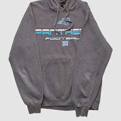 Carolina Panthers NFL 2010s Hooded Pullover Sweatshirt - Dark Heather Gray Vintage discount