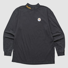 Pittsburgh Steelers NFL 2000s Long Sleeve T-shirt - Black Vintage discount