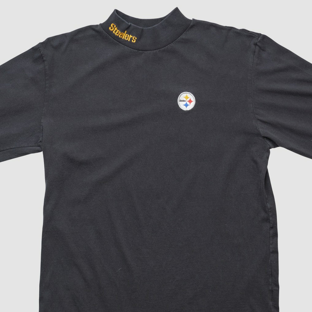 Pittsburgh Steelers NFL 2000s Long Sleeve T-shirt - Black Vintage discount