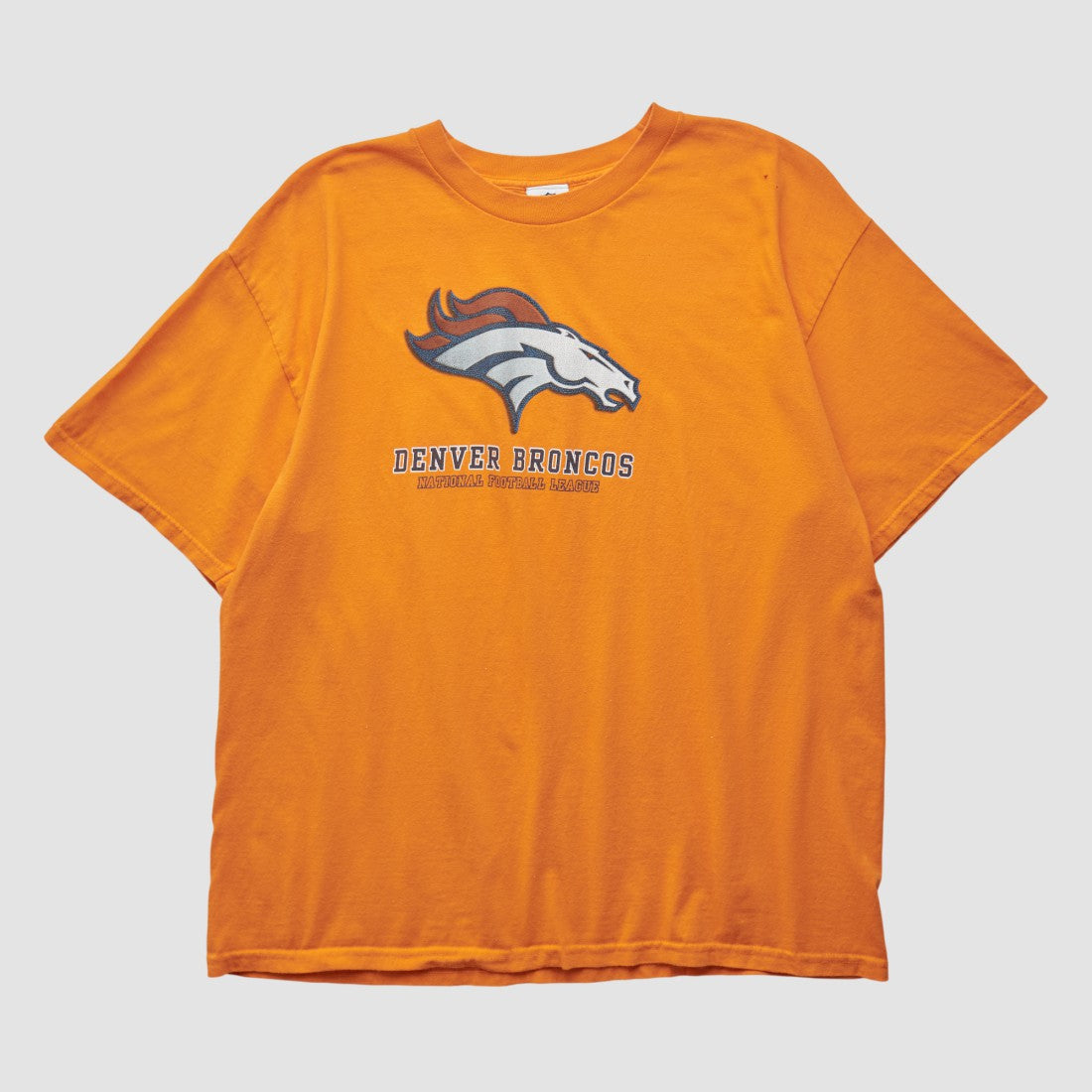 Denver Broncos NFL 2010s T-shirt - Orange Vintage for sale