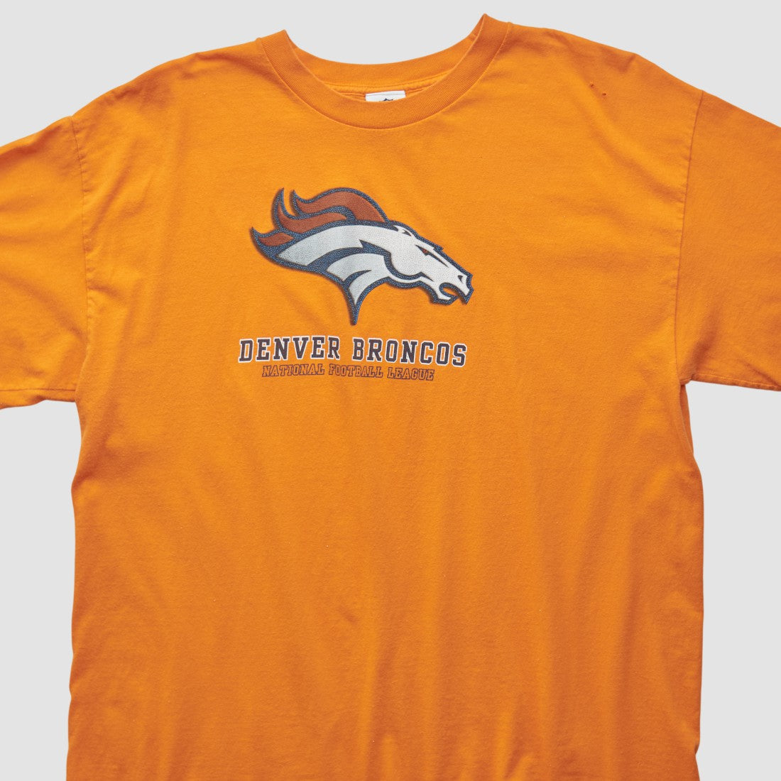 Denver Broncos NFL 2010s T-shirt - Orange Vintage for sale
