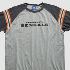 Cincinnati Bengals Reebok 2000s Long Sleeve T-shirt - Heather Gray Vintage sale