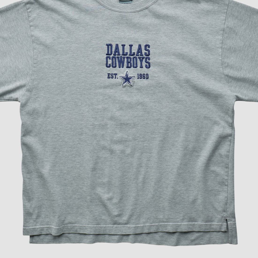 Dallas Cowboys Cowboys Authentic Apparel 2000s Long Sleeve T-shirt - Heather Gray Vintage on sale