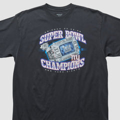 New York Giants Reebok 2008 T-shirt - Black Vintage cheap
