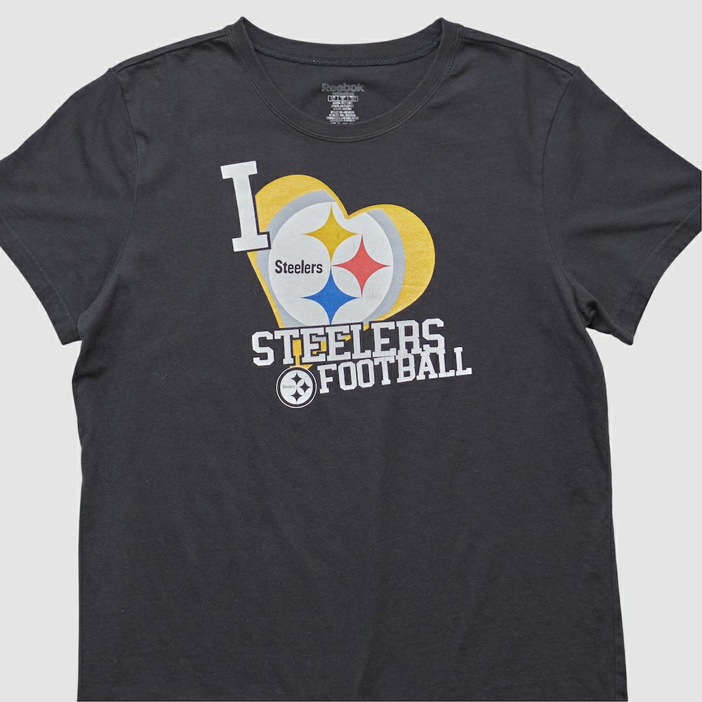 Pittsburgh Steelers Reebok 2000s T-shirt - Black Vintage outlet