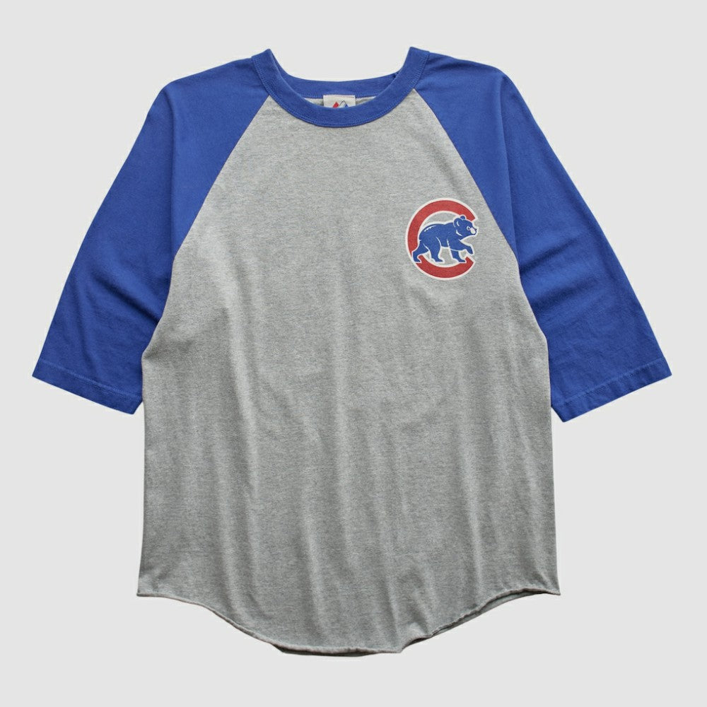 Chicago Cubs Majestic 2000s T-shirt Heather Gray Vintage