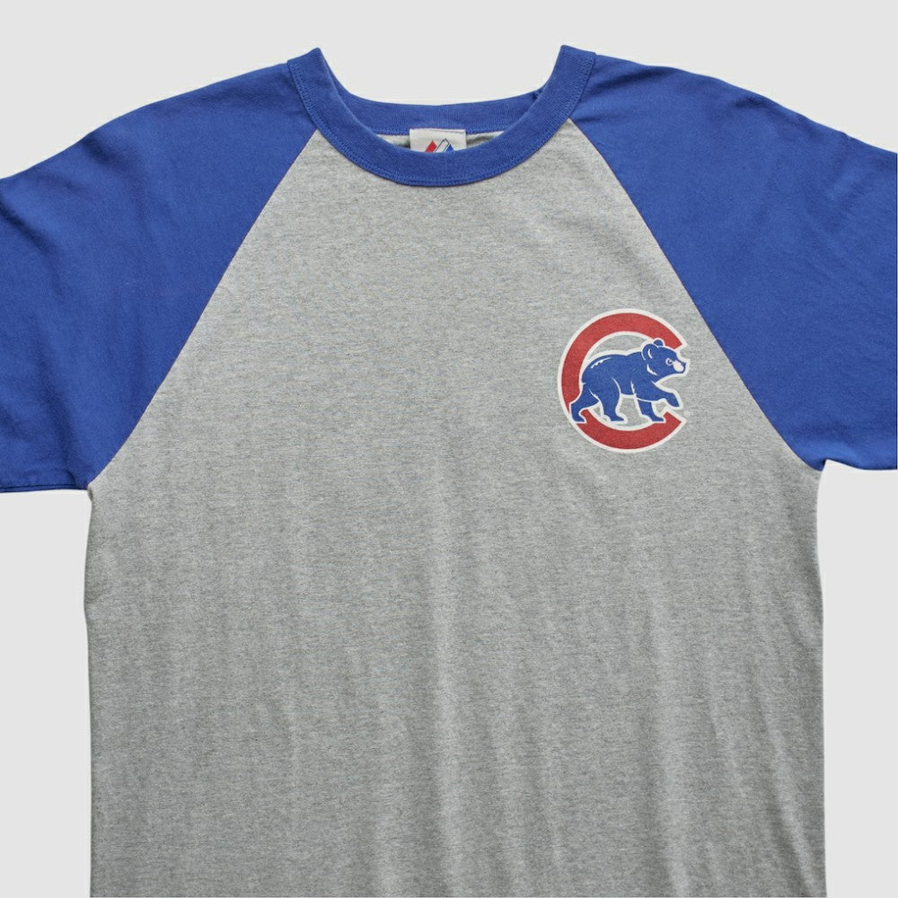 Chicago Cubs Majestic 2000s T-shirt Heather Gray Vintage