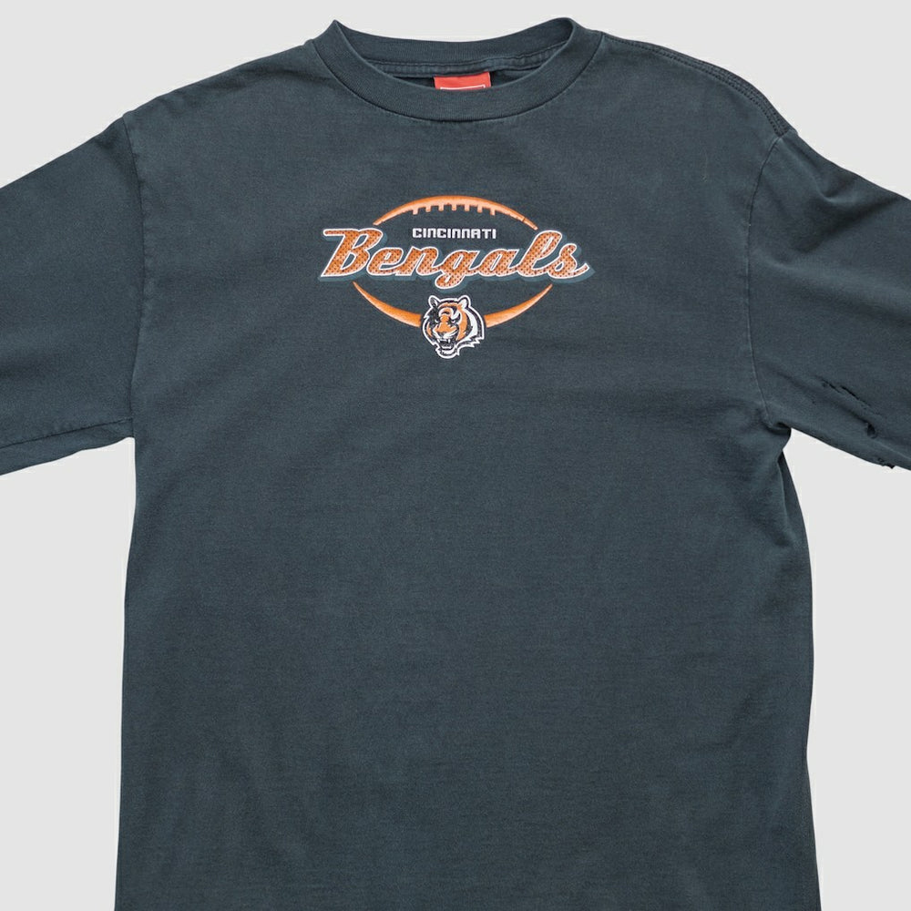 Cincinnati Bengals NFL 2000s Long Sleeve T-shirt - Black Vintage discount