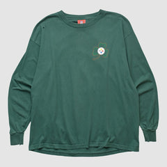 Pittsburgh Steelers NFL 2000s Long Sleeve T-shirt - Green Vintage for sale