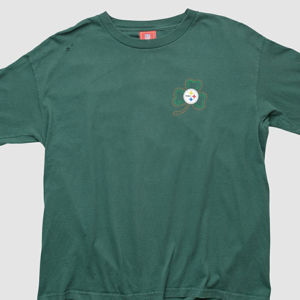 Pittsburgh Steelers NFL 2000s Long Sleeve T-shirt - Green Vintage for sale
