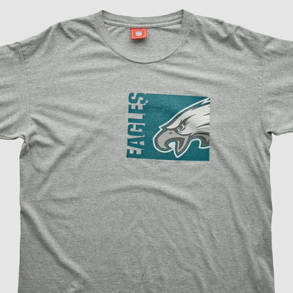 Philadelphia Eagles NFL 2000s Long Sleeve T-shirt - Heather Gray Vintage on sale