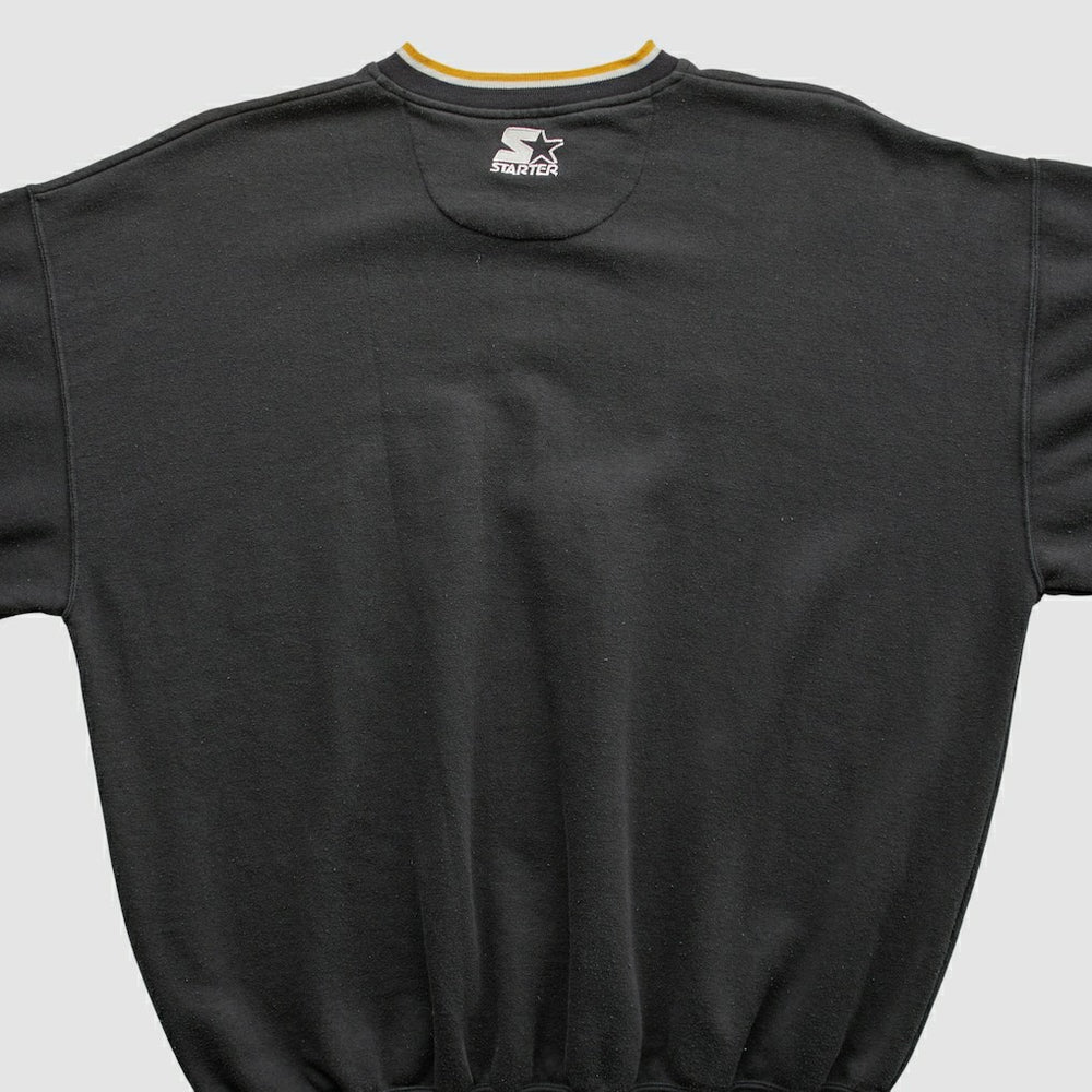 Pittsburgh Steelers Starter 90s Pullover Sweatshirt - Black Vintage discount