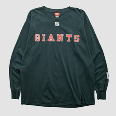 New York Giants NFL 2000s Long Sleeve T-shirt - Black Vintage discount