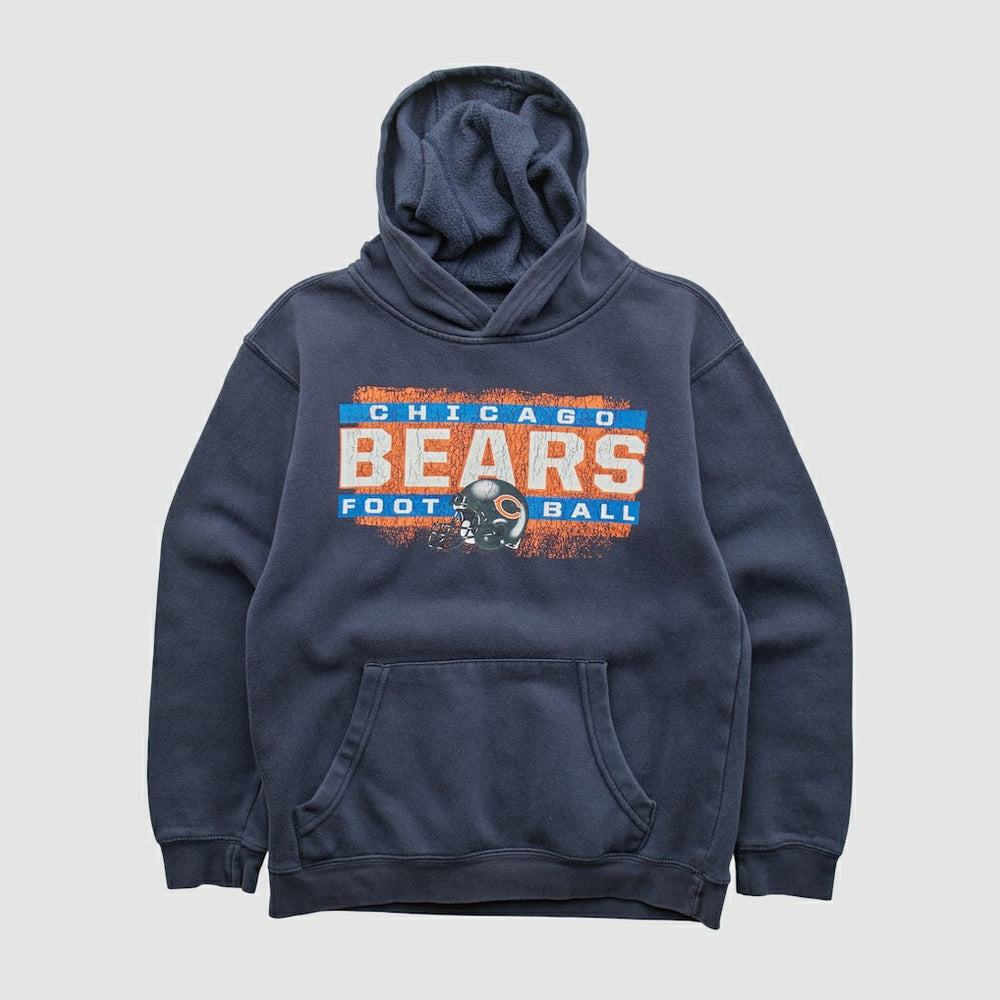Chicago Bears NFL 2010s Hooded Pullover Sweatshirt - Navy Vintage for sale