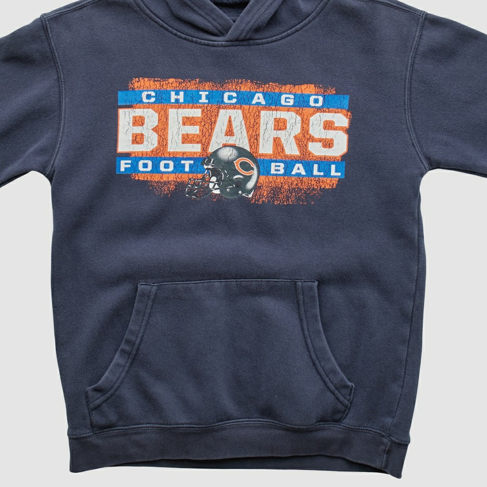 Chicago Bears NFL 2010s Hooded Pullover Sweatshirt - Navy Vintage for sale