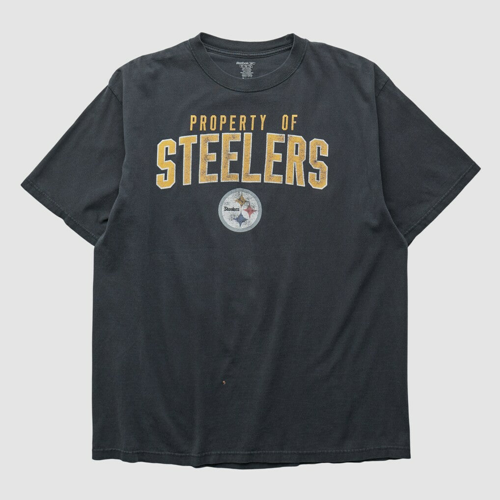 Pittsburgh Steelers Reebok 2000s T-shirt - Black Vintage outlet