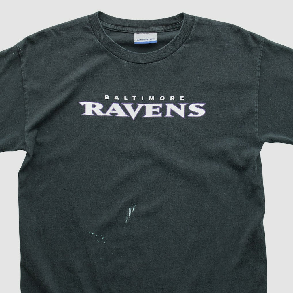 Baltimore Ravens Reebok 2000s Long Sleeve T-shirt - Black Vintage on sale