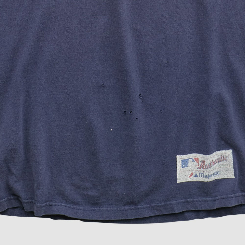 Atlanta Braves Majestic 2005 T-shirt Navy Vintage