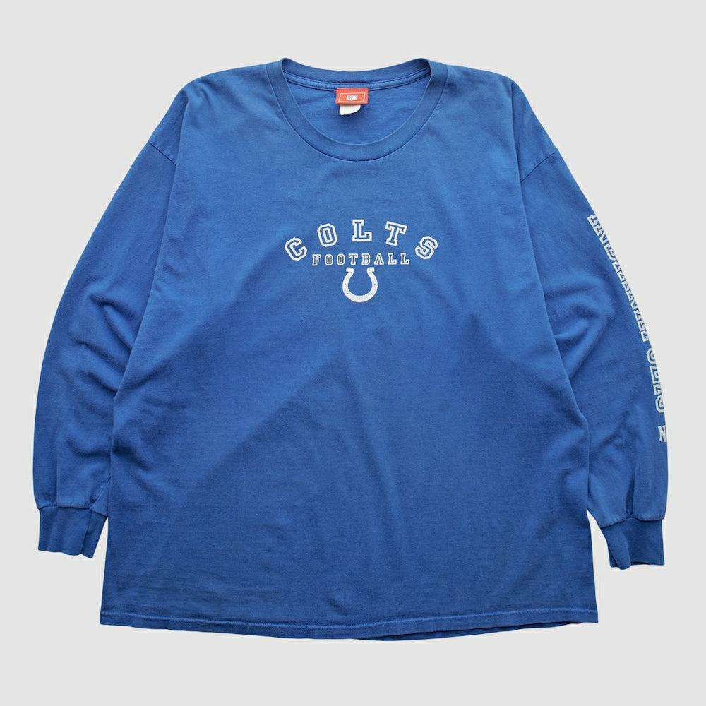 Indianapolis Colts NFL 2000s Long Sleeve T-shirt - Blue Vintage cheap