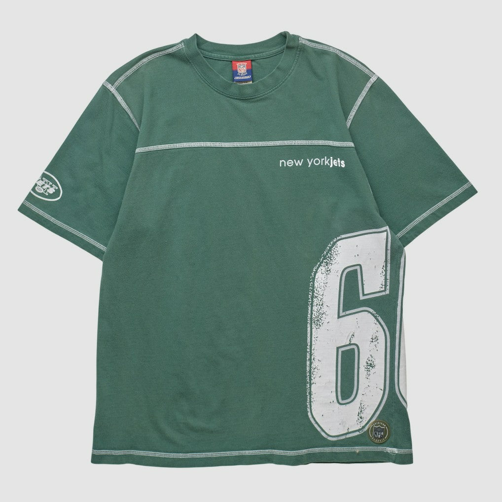 New York Jets Reebok 2000s T-shirt - Green Vintage on sale