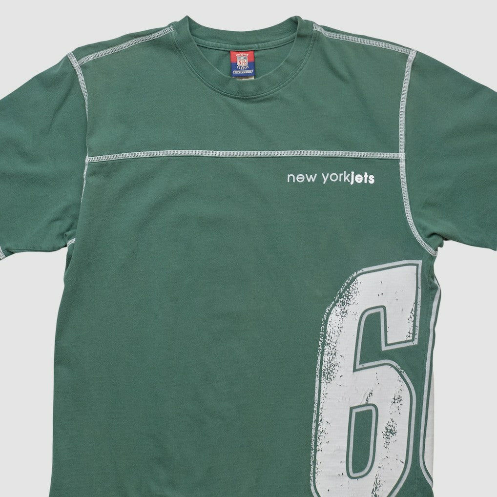 New York Jets Reebok 2000s T-shirt - Green Vintage on sale