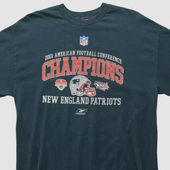 New England Patriots 2001 Long Sleeve T-shirt - Black Vintage cheap