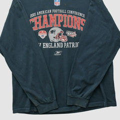New England Patriots 2001 Long Sleeve T-shirt - Black Vintage cheap