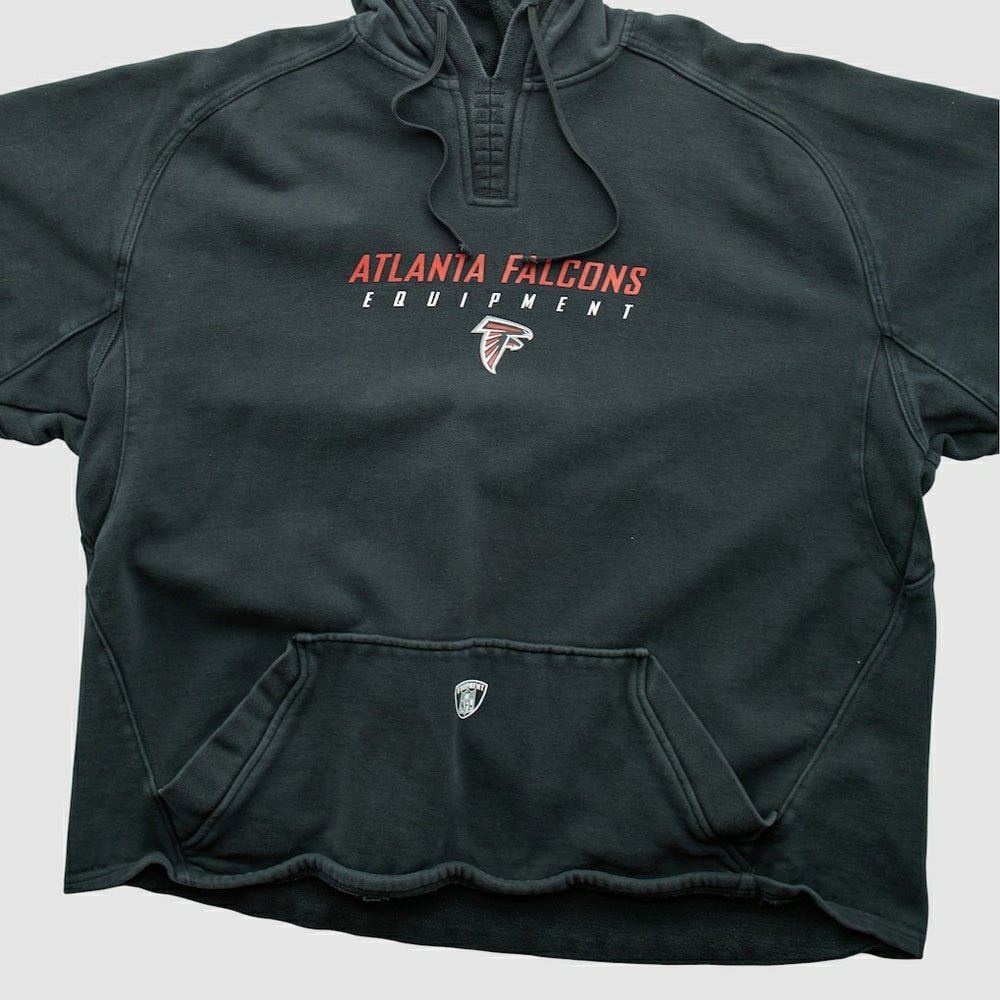 Atlanta Falcons Reebok 2000s Hooded Pullover Sweatshirt - Black Vintage cheap