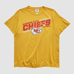 Kansas City Chiefs NFL 2010s T-shirt - Yellow Vintage outlet