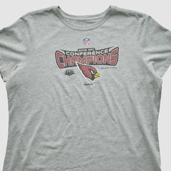 Arizona Cardinals Reebok 2008 T-shirt - Heather Gray Vintage for sale