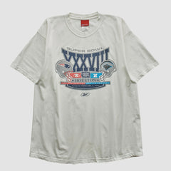 New England Patriots Reebok 2004 T-shirt - White Vintage outlet