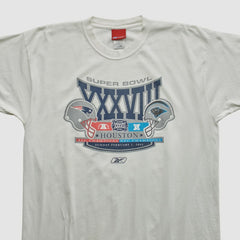 New England Patriots Reebok 2004 T-shirt - White Vintage outlet