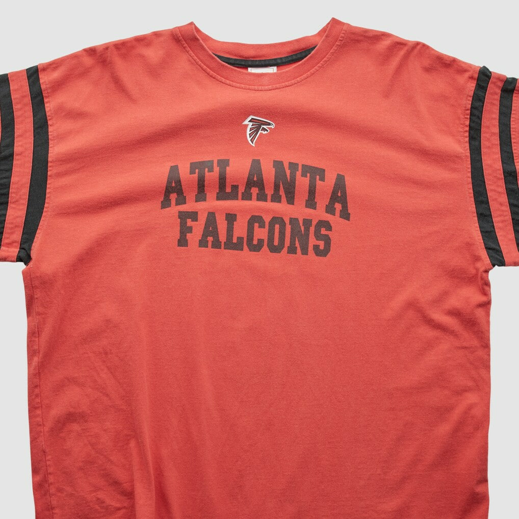Atlanta Falcons NFL 2000s Long Sleeve T-shirt - Red Vintage for sale