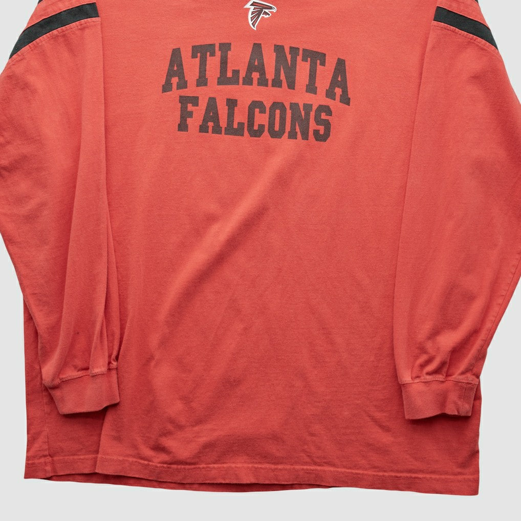 Atlanta Falcons NFL 2000s Long Sleeve T-shirt - Red Vintage for sale