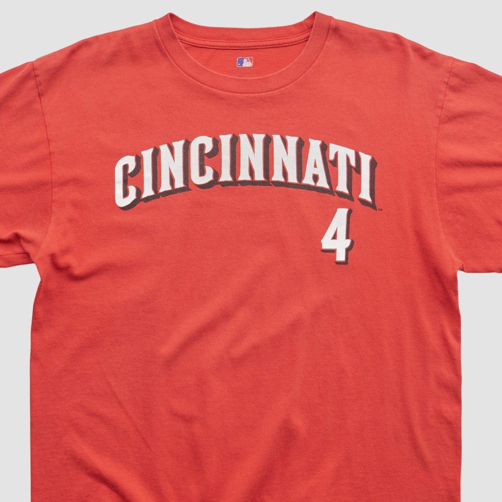 Cincinnati Reds Majestic 2000s T-shirt Red Vintage