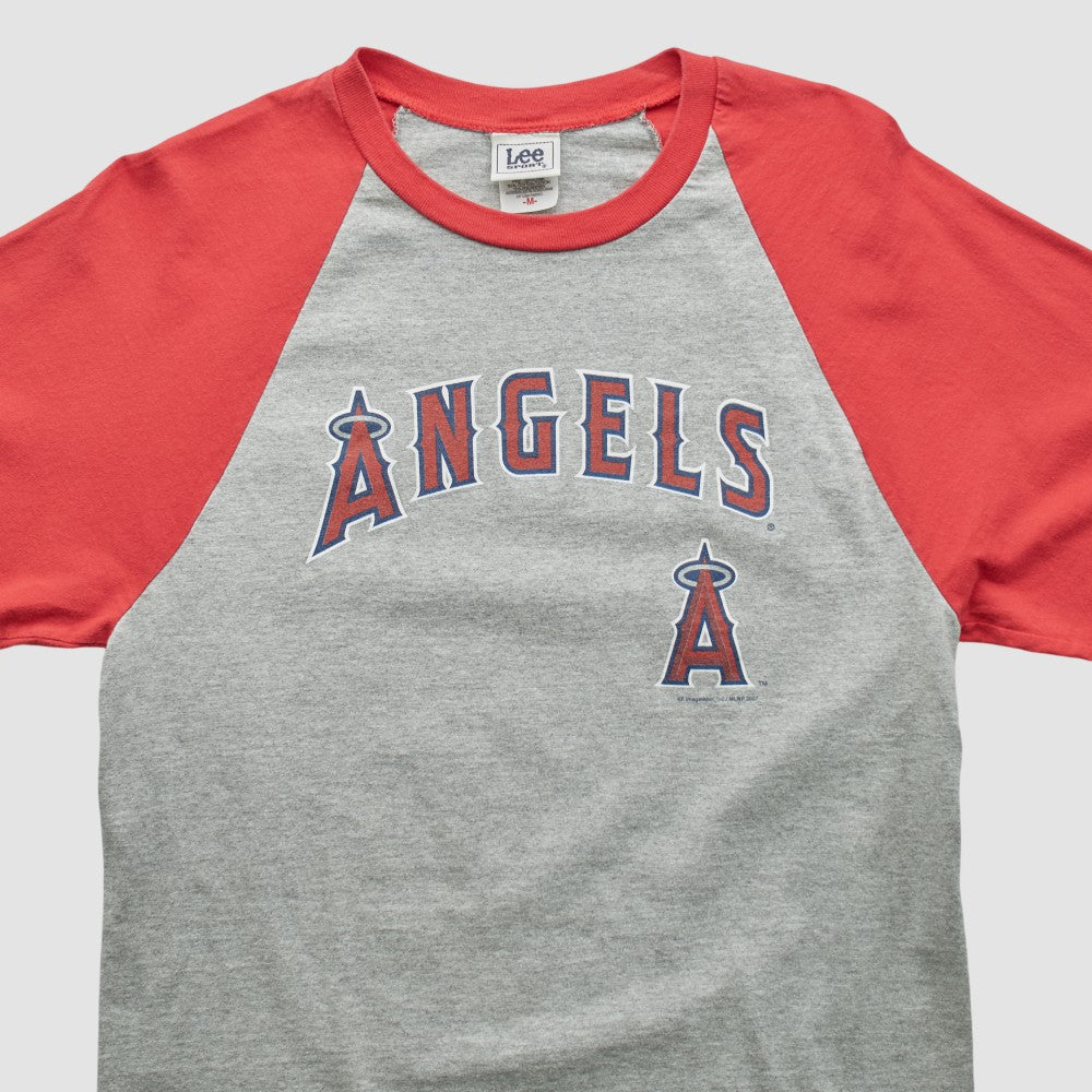 Los Angeles Angels Lee Apparel 2007 T-shirt Heather Gray Vintage