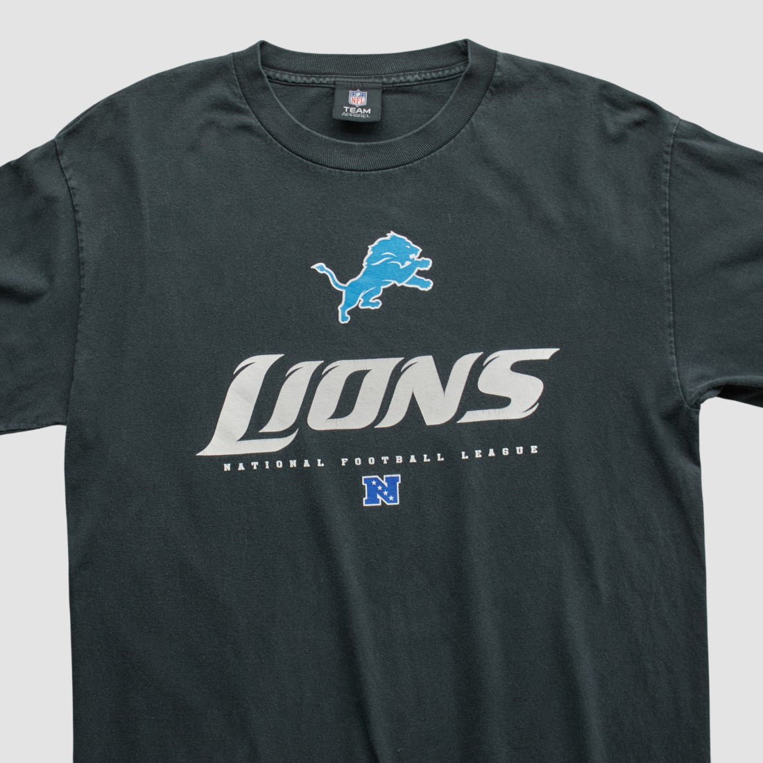 Detroit Lions NFL 2010s Long Sleeve T-shirt - Black Vintage discount