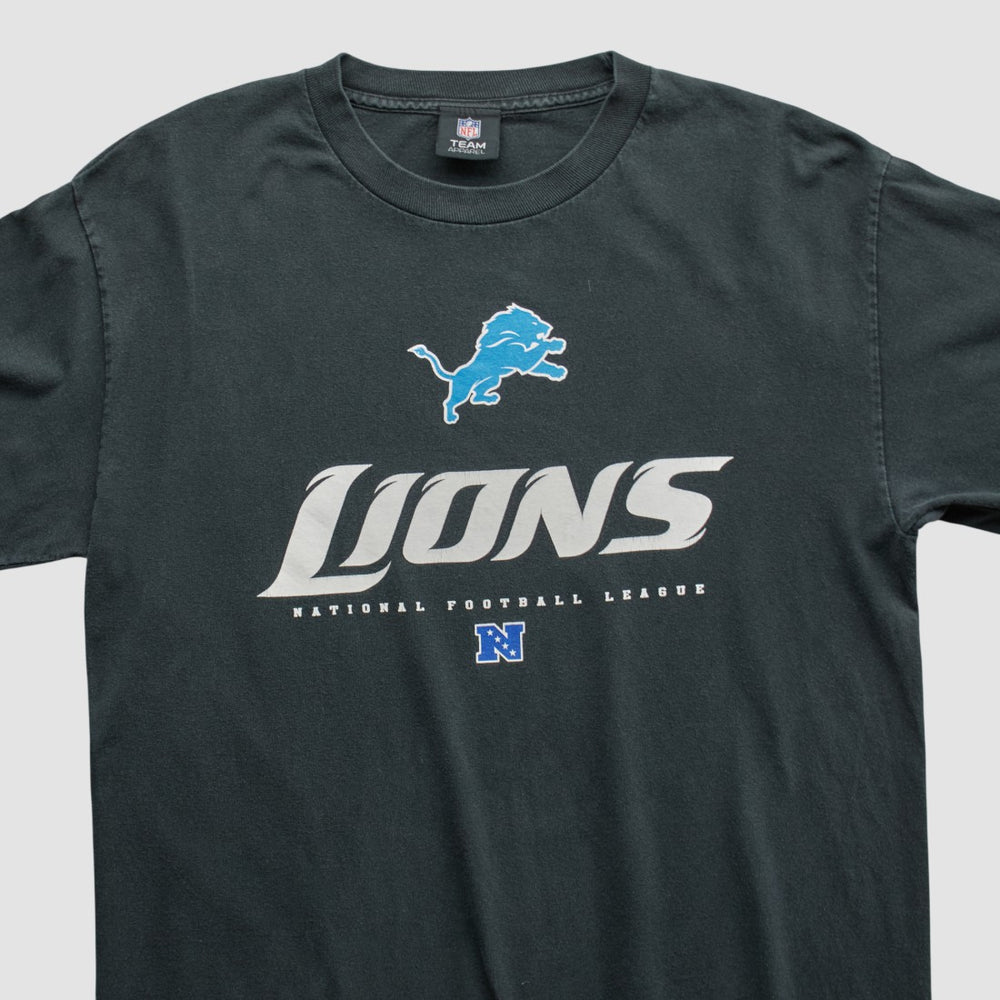 Detroit Lions NFL 2010s Long Sleeve T-shirt - Black Vintage discount