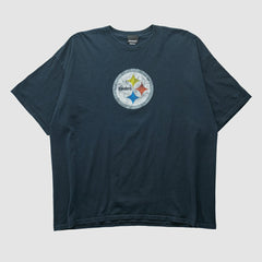 Pittsburgh Steelers Reebok 2000s T-shirt - Black Vintage discount