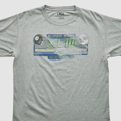 Super Bowl XLIII NFL 2009 T-shirt - Heather Gray Vintage sale