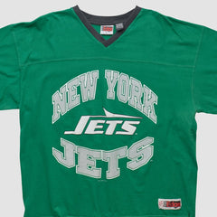 New York Jets The Edge 1997 T-shirt - Green Vintage sale