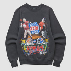 Super Bowl XXIV 1990 Pullover Sweatshirt - Black Vintage cheap