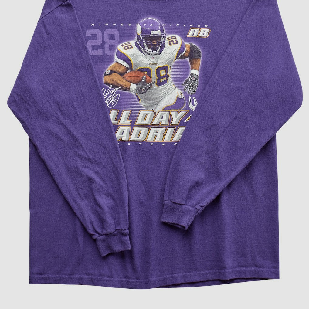 Adrian Peterson NFL 2000s Long Sleeve T-shirt - Purple Vintage online