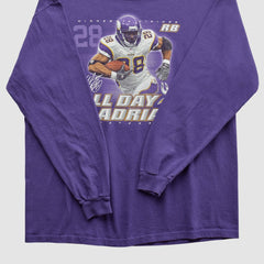 Adrian Peterson NFL 2000s Long Sleeve T-shirt - Purple Vintage online