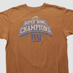 Super Bowl Reebok 2008 T-shirt - Clay Vintage discount